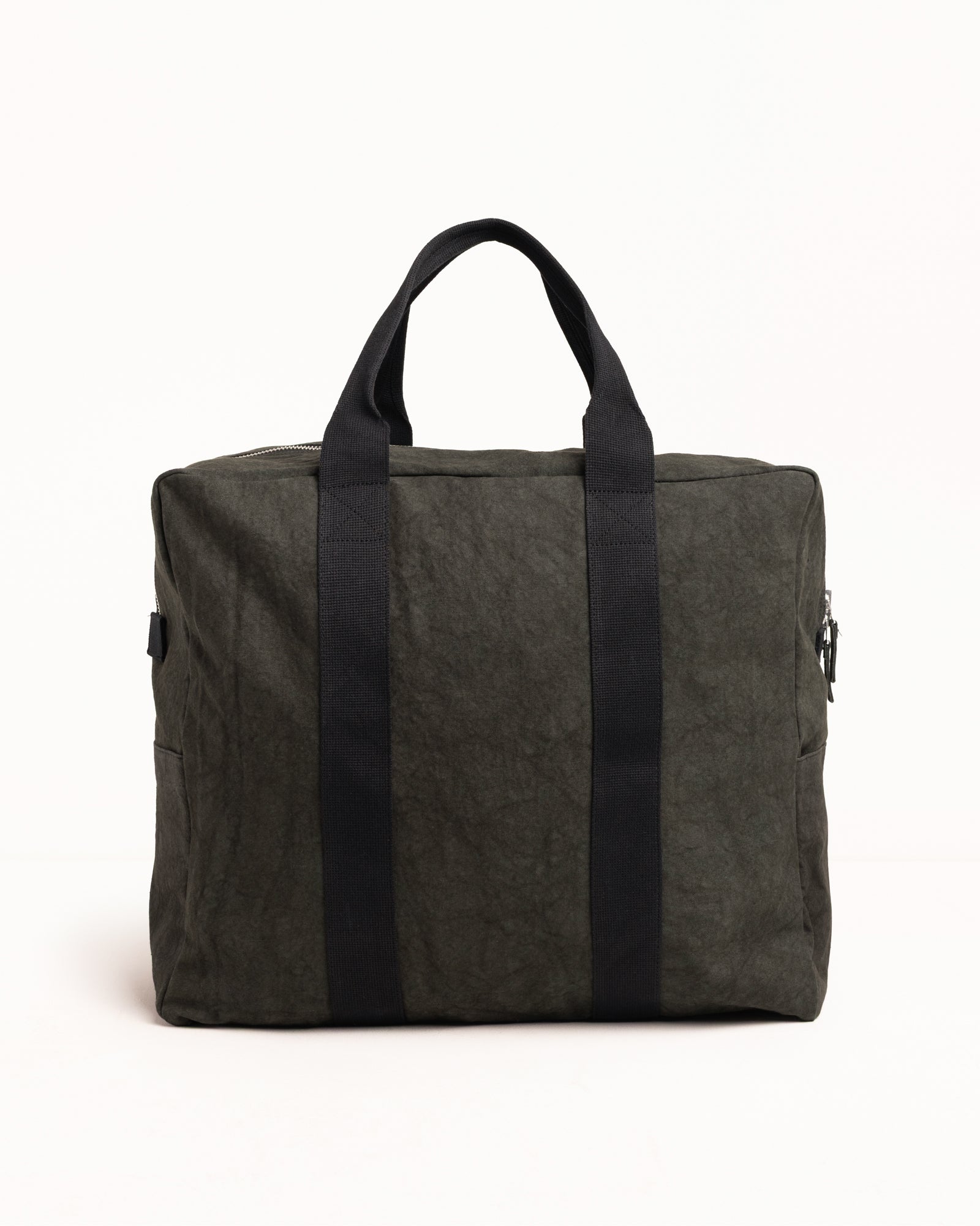 Canvas Flight Bag Accessories In Washed Black