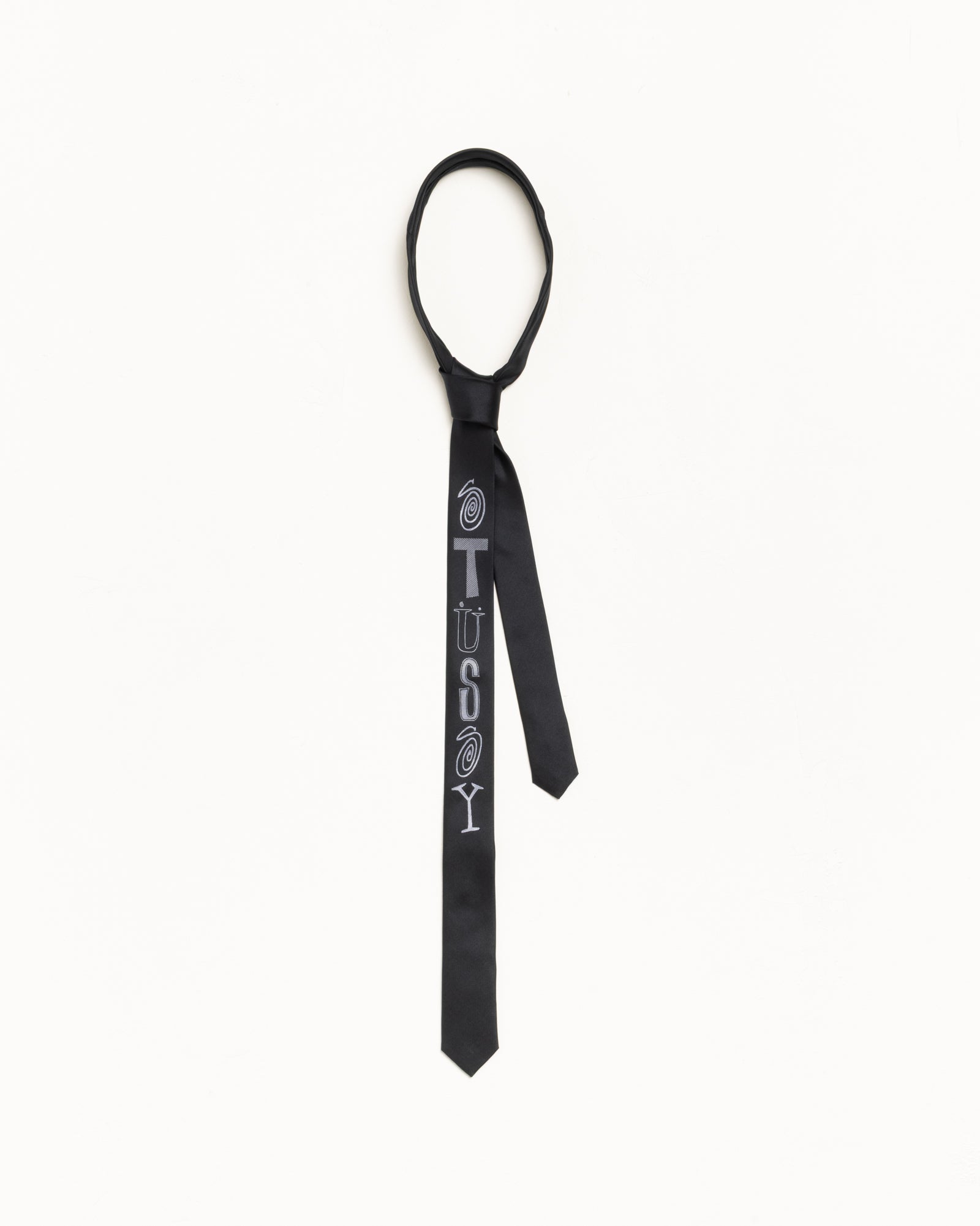 Ransom Jacquard Tie – Black | Accessories | Stüssy UK