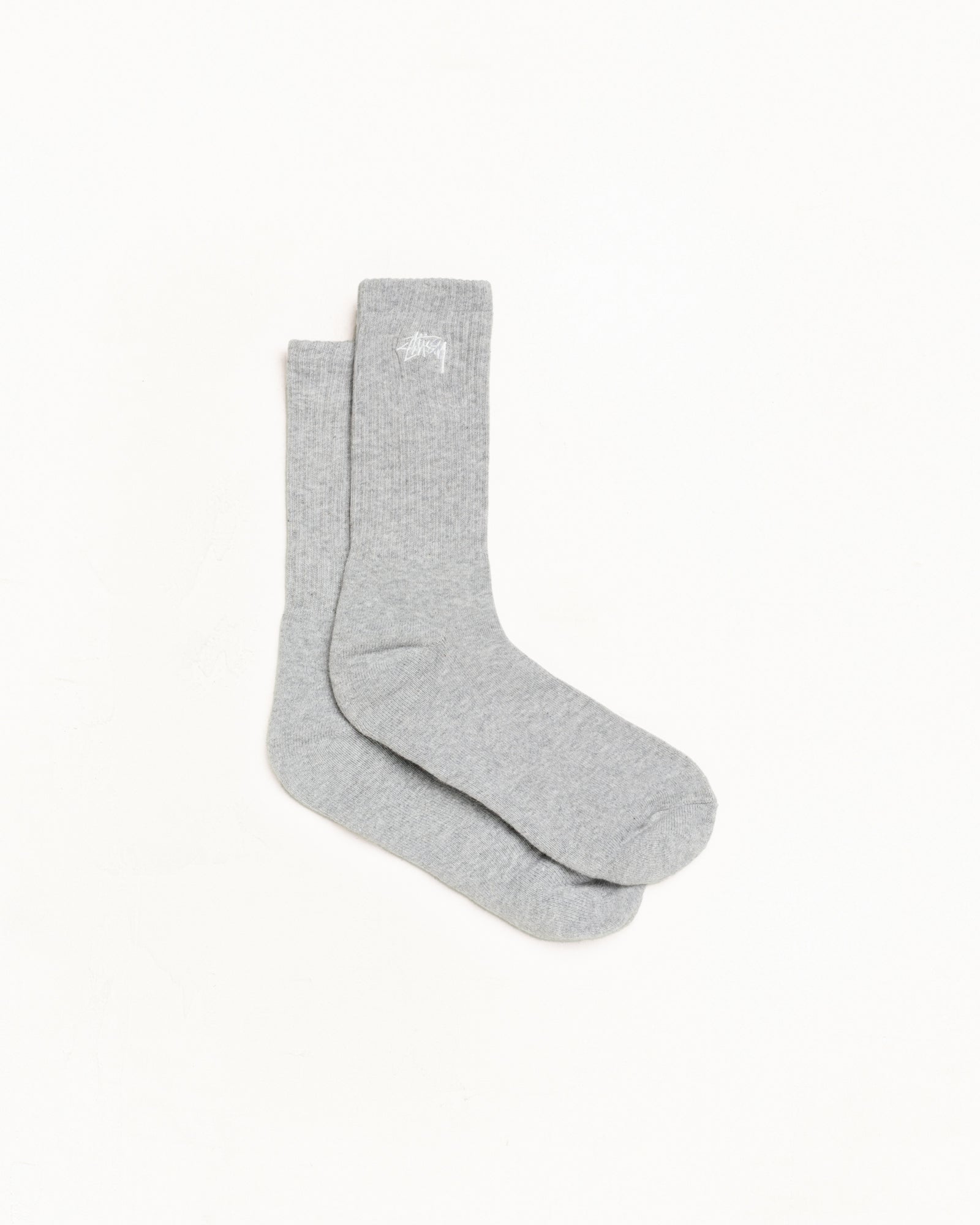 Stock Crew Sock- 3 Pack Accessories In Grey Heather