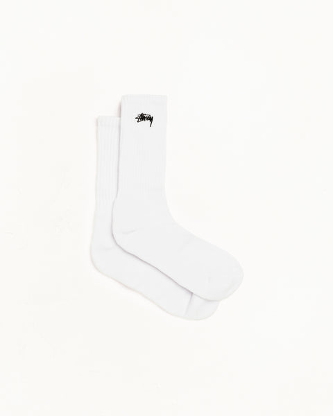 Crew Socks 3 Pack - White | Accessories | Stüssy UK