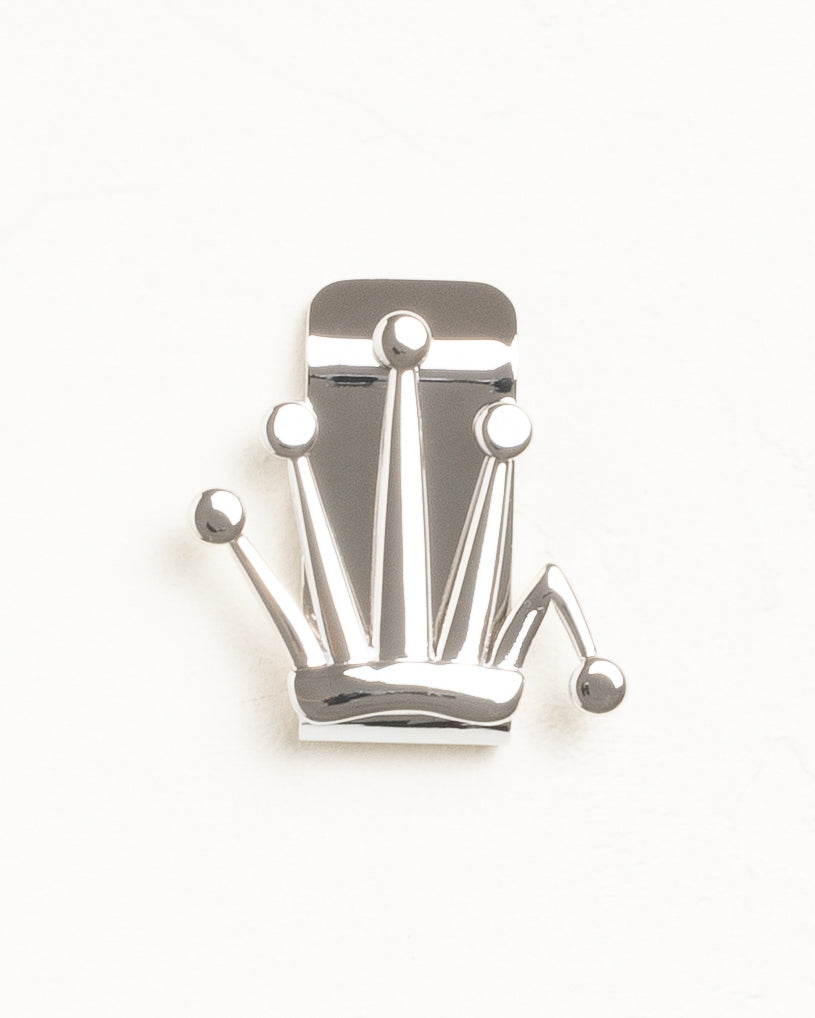 Bent Crown Money Clip Accessories In Silver