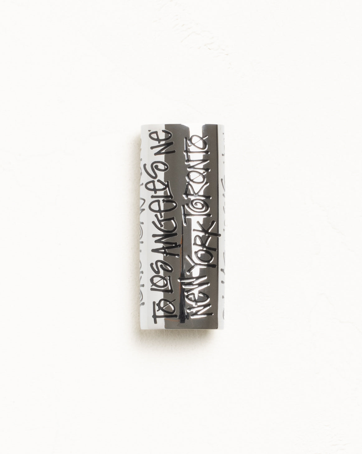 City Metal Lighter Case Accessories In Silver