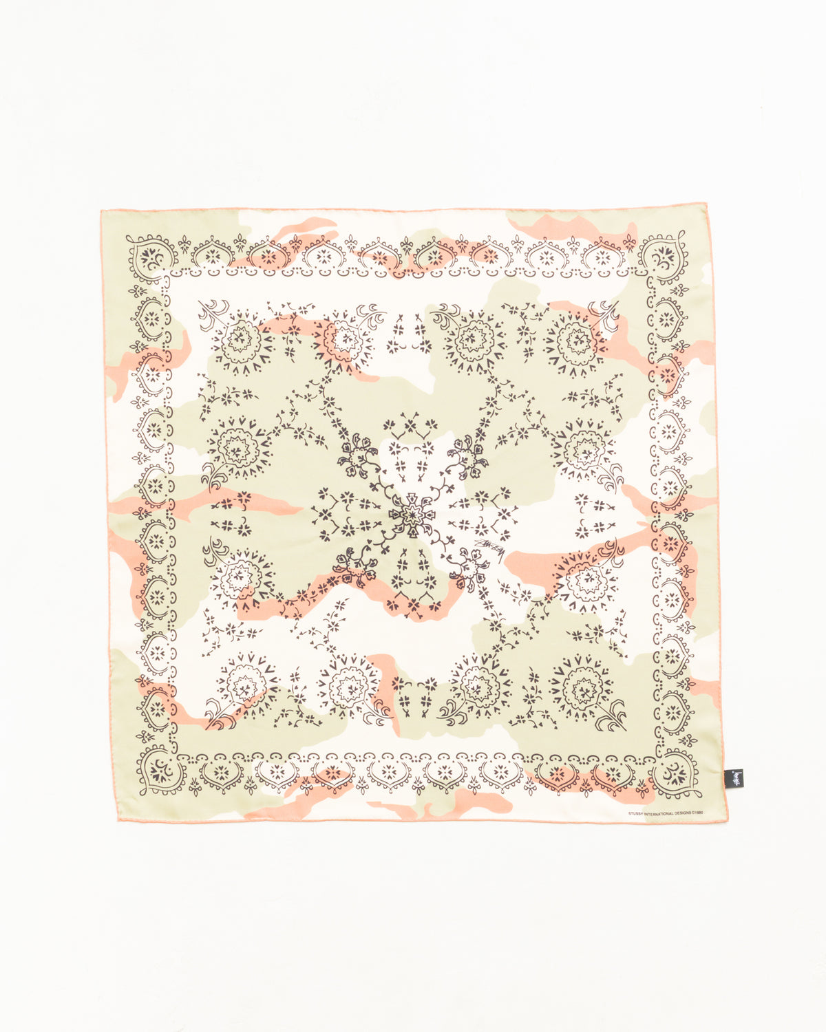 Pattern Silk Bandana Unisex In Camo