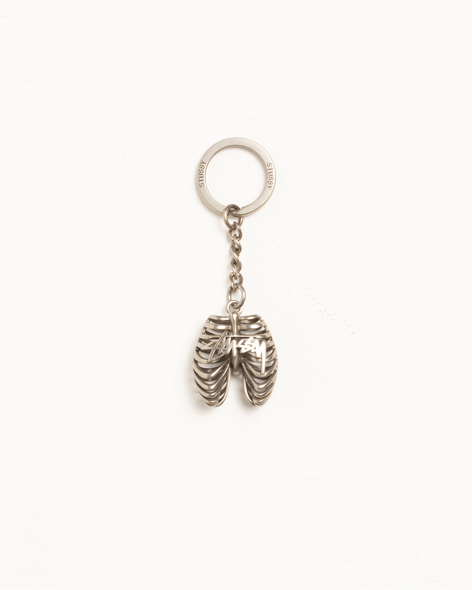 Rib Cage Keychain Accessories In Silver