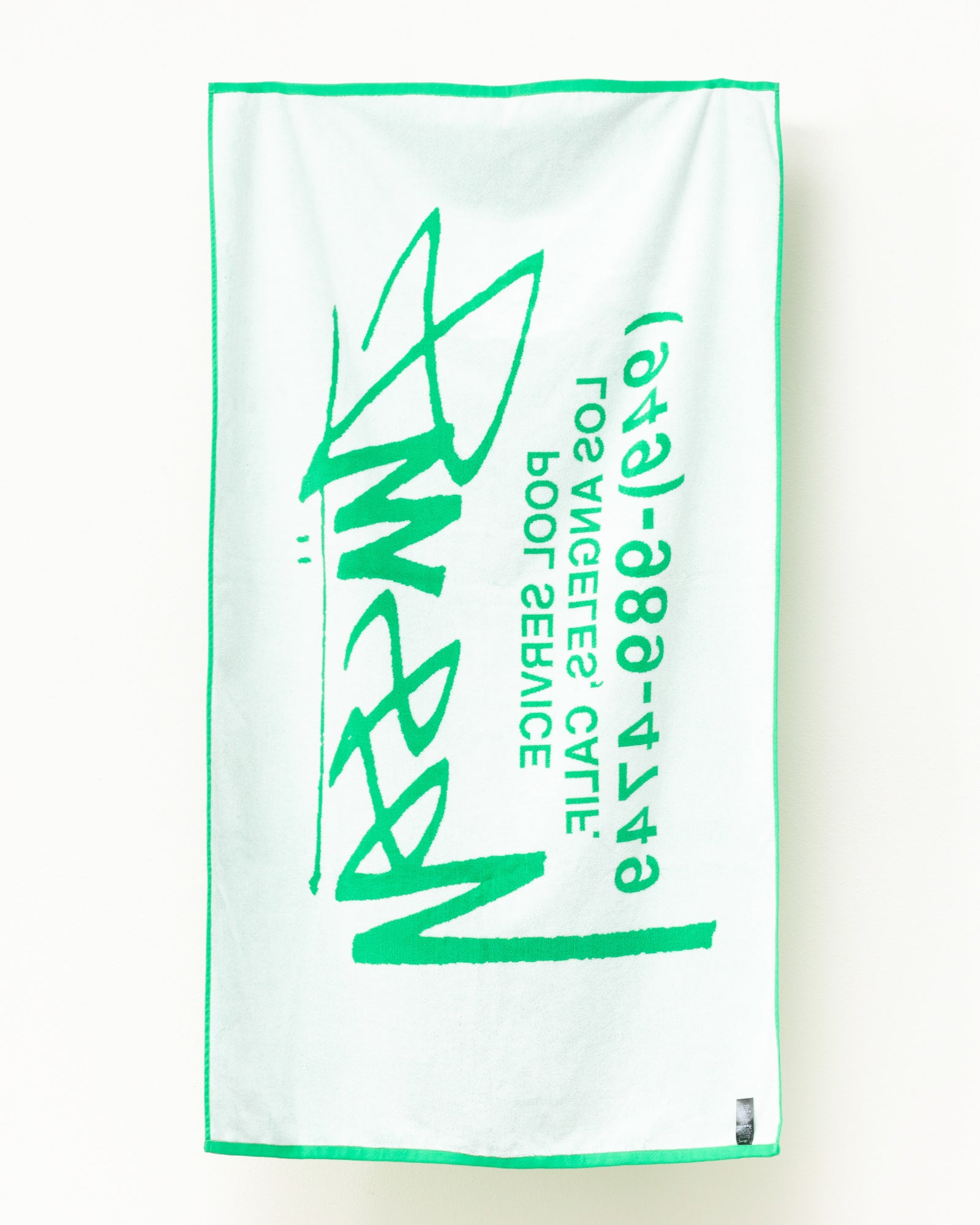 Pool Service Beach Towel Accessories In Green