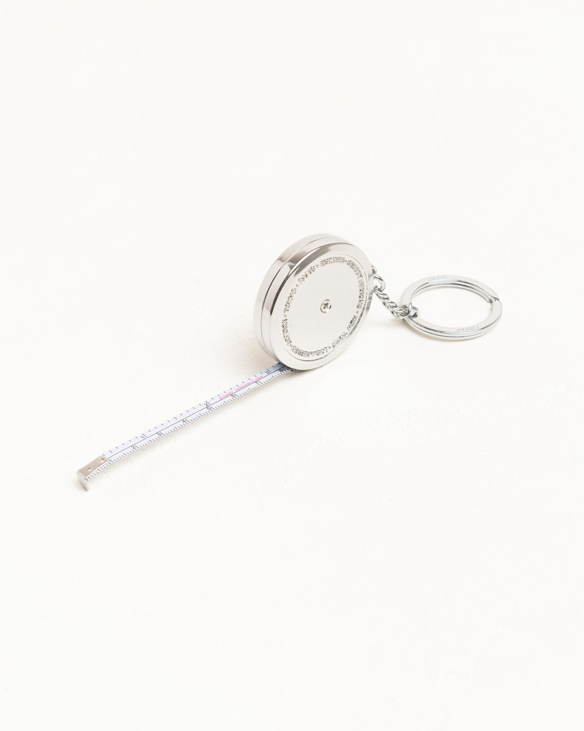 Measuring Tape Keychain Unisex In Black