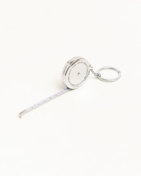 Measuring Tape Keychain Unisex In Black
