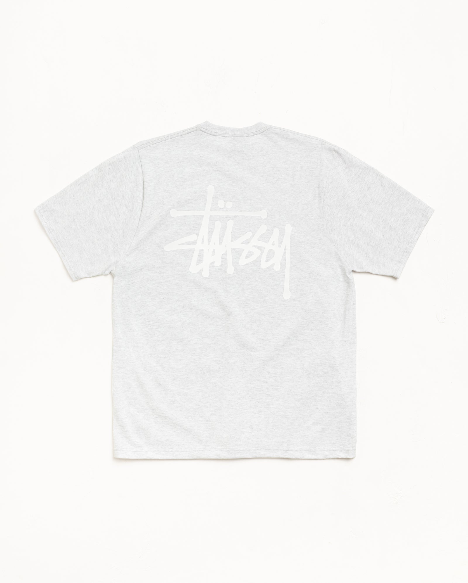 Basic Stüssy Tee – Ash Heather | Tees | Stüssy UK