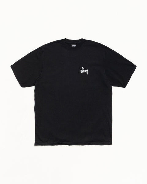Basic Stüssy Tee Pigment Dyed – Black | Tees | Stüssy UK