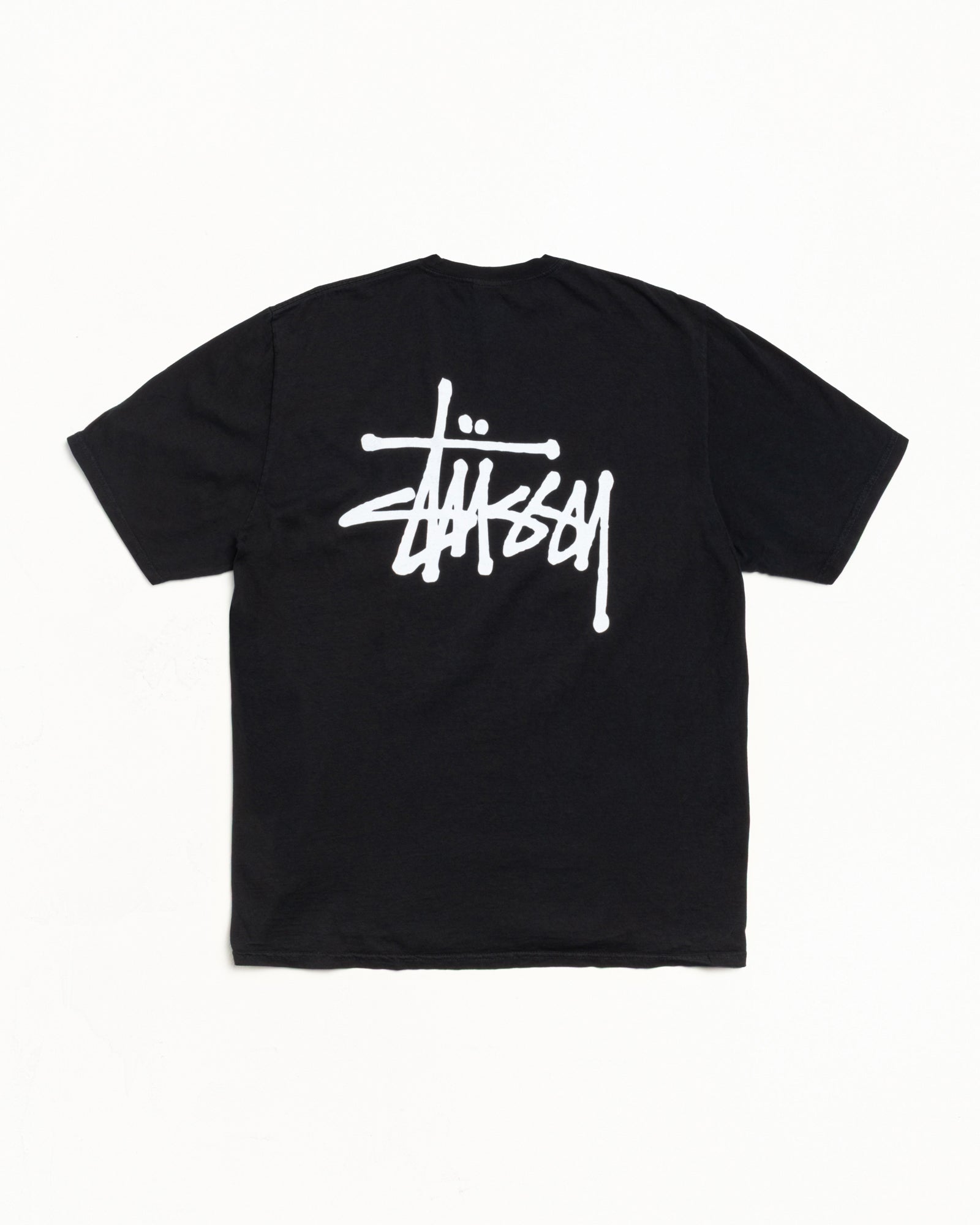 Basic Stüssy Tee Pigment Dyed – Black | Tees | Stüssy UK
