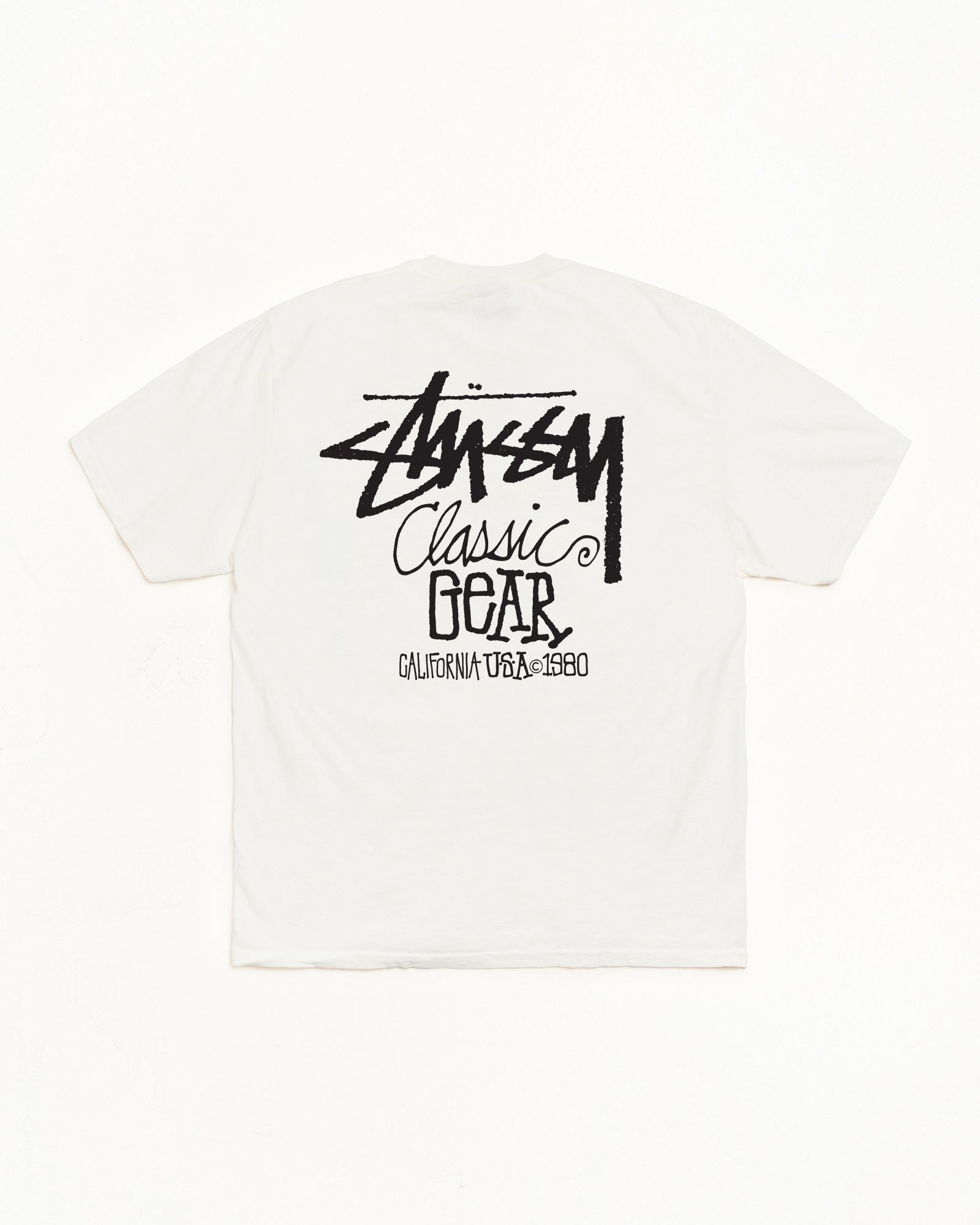 Classic Gear Pig. Dyed Tee Mens Short Sleeve In Natural