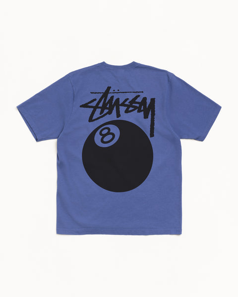8 Ball Pigment Dyed Tee Mens Short Sleeve In Indigo