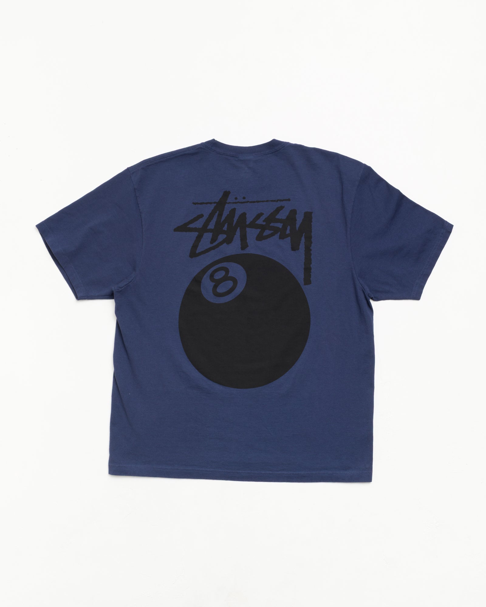 8 Ball Pig. Dyed Tee Unisex Short Sleeve In Midnight