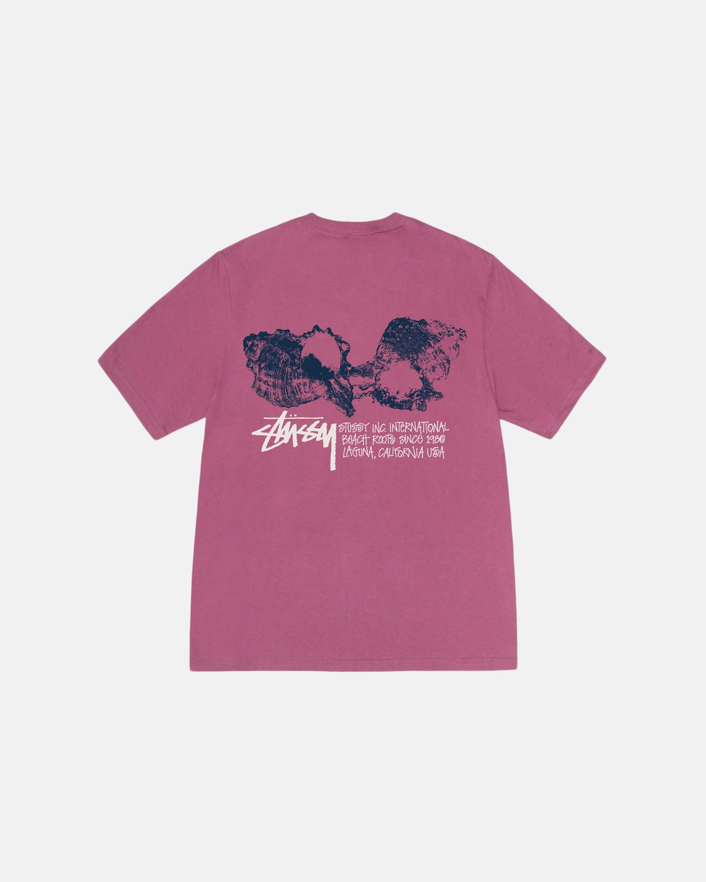 Shells Tee in berry – Stüssy UK