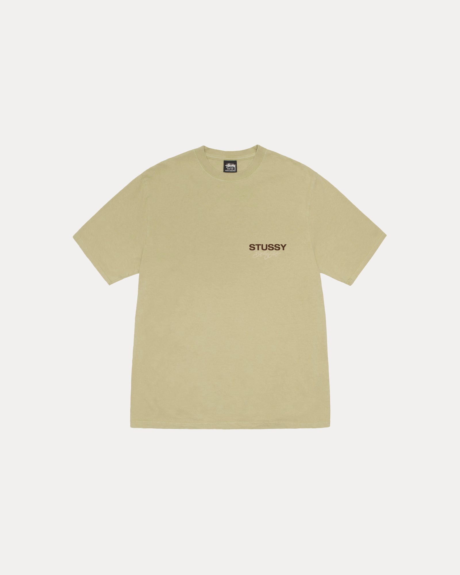 Surf Club Tee Pigment Dyed – Elm | Tees | Stüssy UK