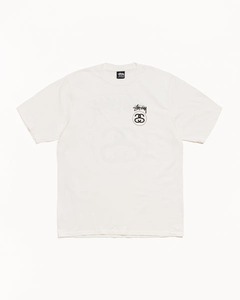 Stock Link Pig. Dyed Tee Mens Short Sleeve In Natural