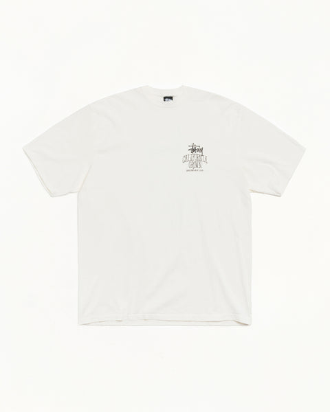 Cali Grown Pig. Dyed Tee Mens Short Sleeve In Natural