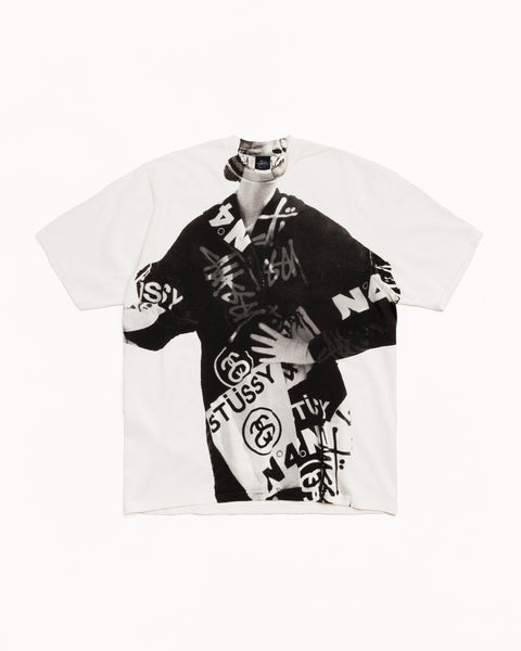 Lady Paris Pig. Dyed Tee Mens Short Sleeve In Natural