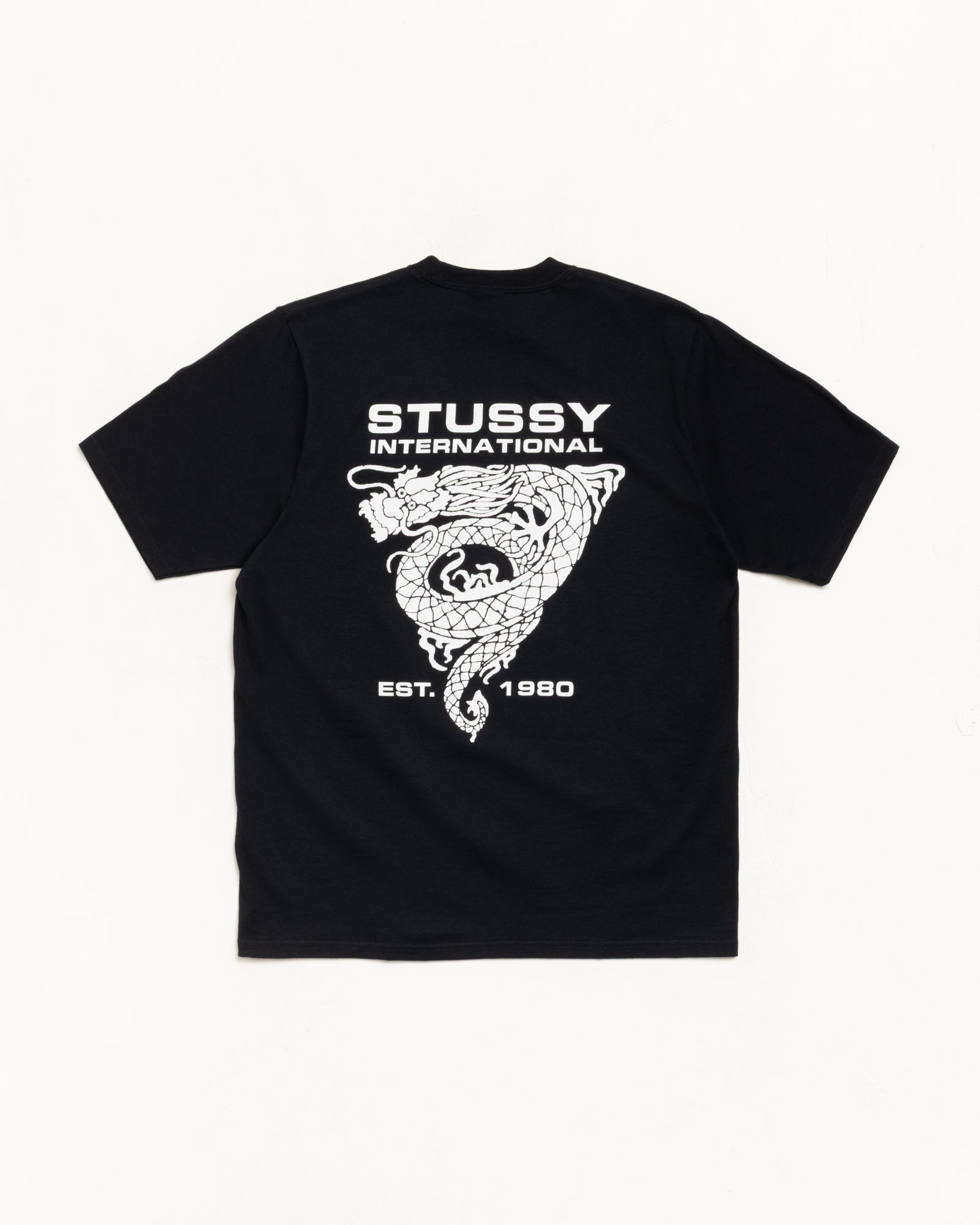 Dragon Tee – Black | Tees | Stüssy UK
