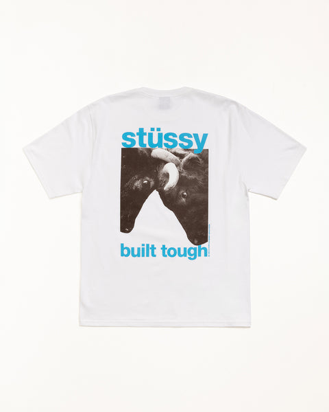 Built Tough Tee Mens Short Sleeve In White