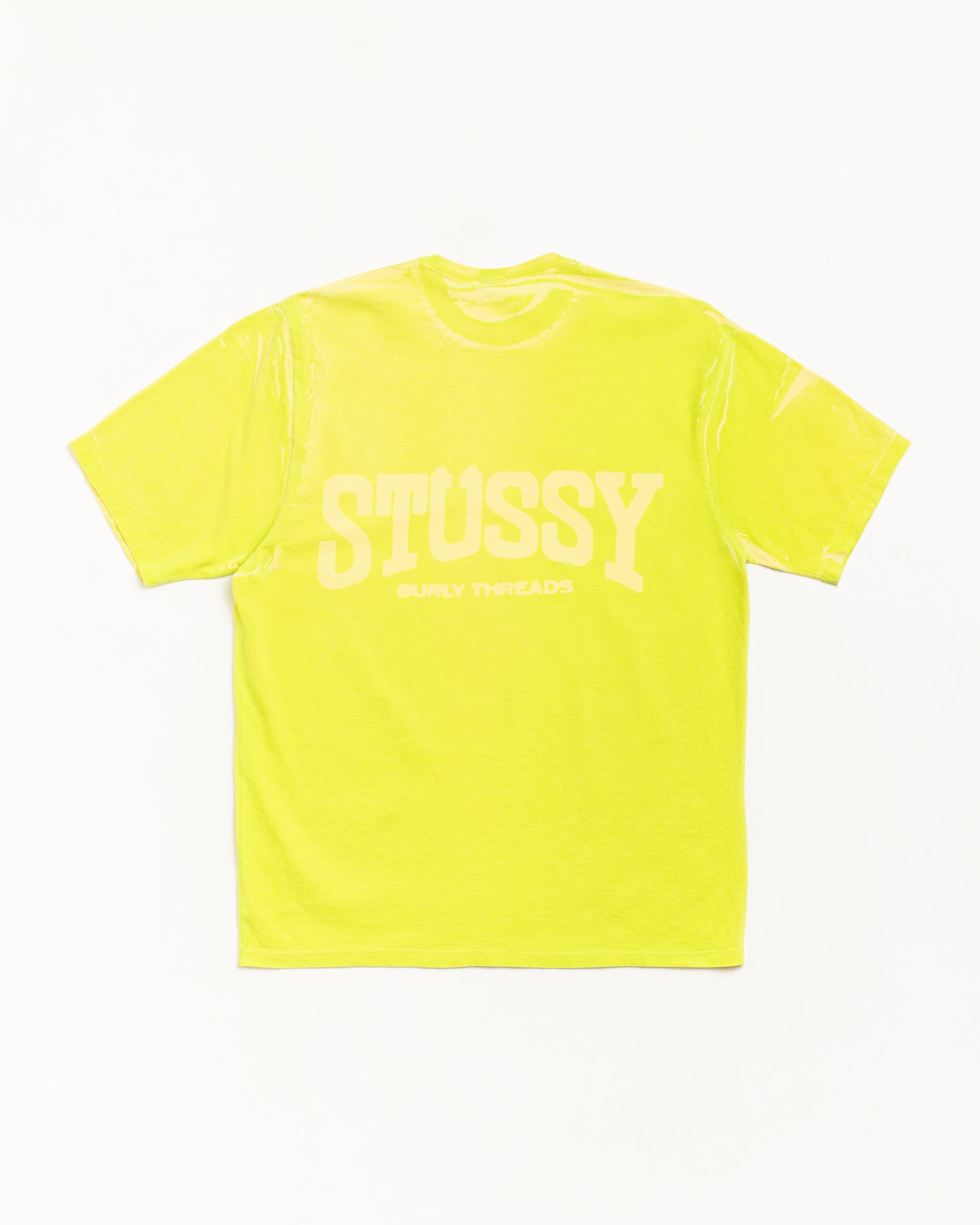 Burly Stone Washed Tee – Lemon | Tees | Stüssy – Stüssy UK
