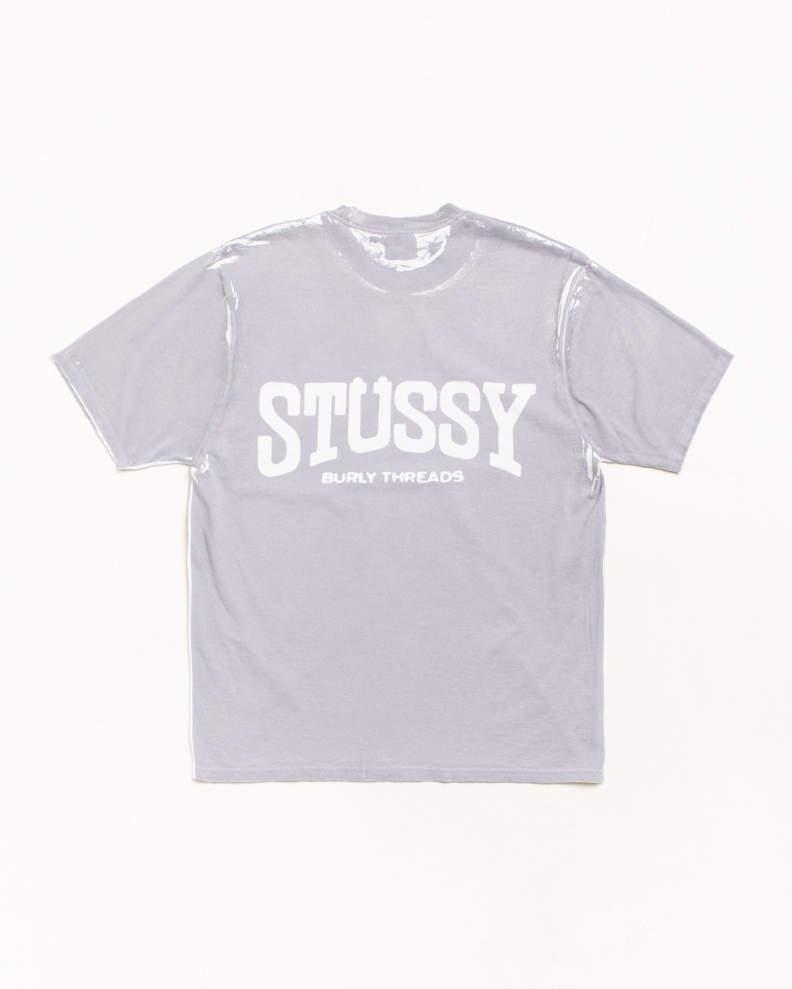 Burly Stone Washed Tee – White | Tees | Stüssy – Stüssy UK