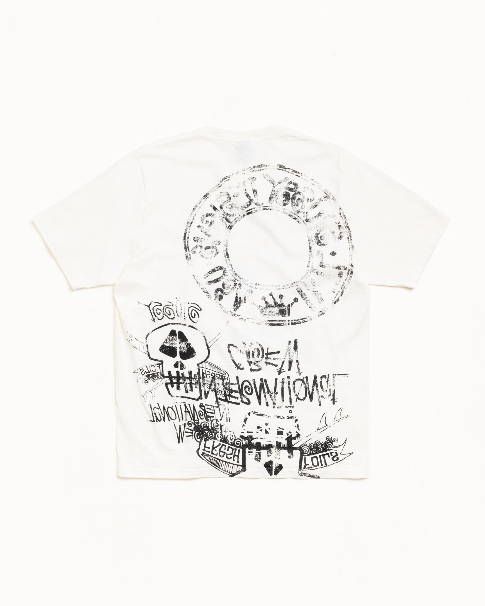 Skulls Tee Pigment Dyed – Natural | Tees | Stüssy UK