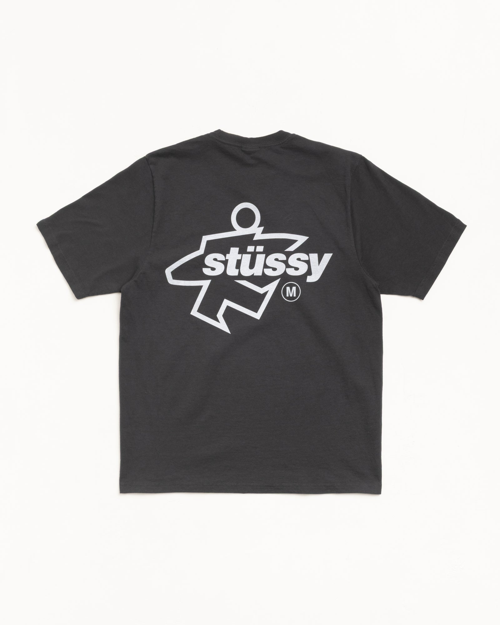 Surf Size Tee Pigment Dyed – Faded Black | Tees | Stüssy UK