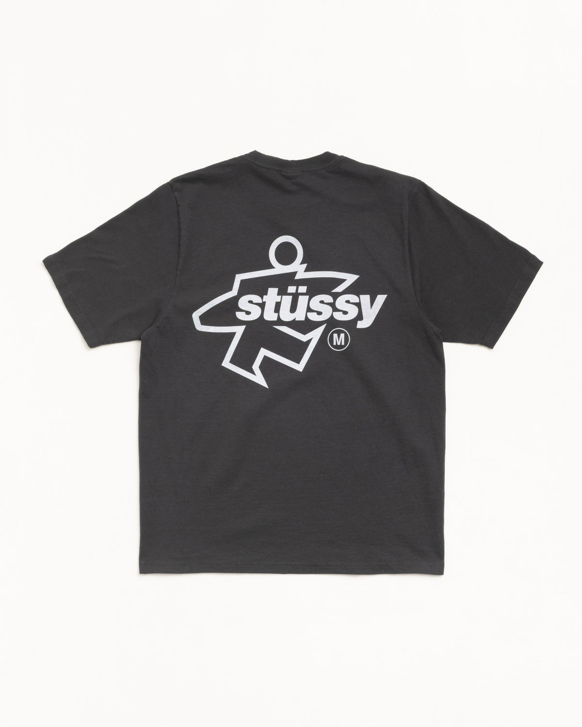 Surf Size Tee Pigment Dyed – Faded Black | Tees | Stüssy UK