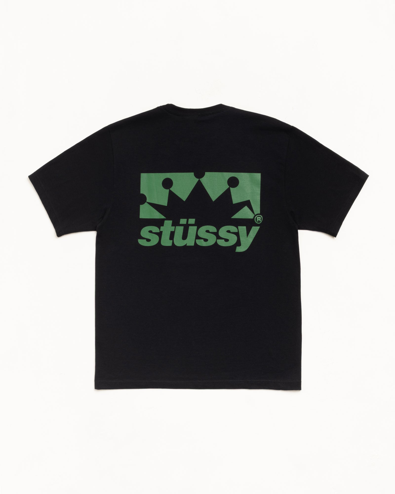 Box Crown Tee – Black | Tees | Stüssy UK