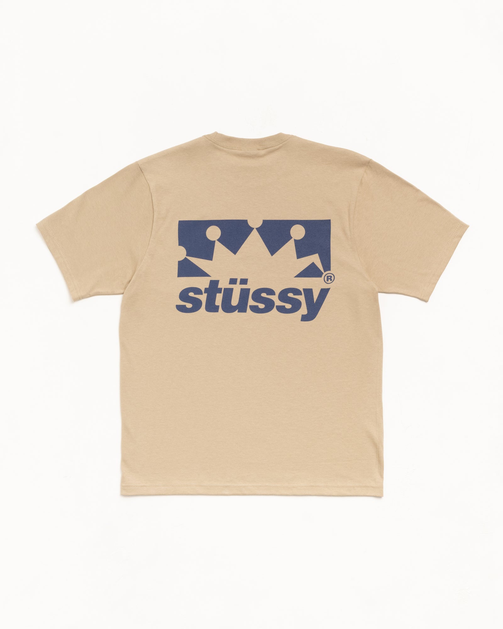 Box Crown Tee Mens Short Sleeve In Khaki