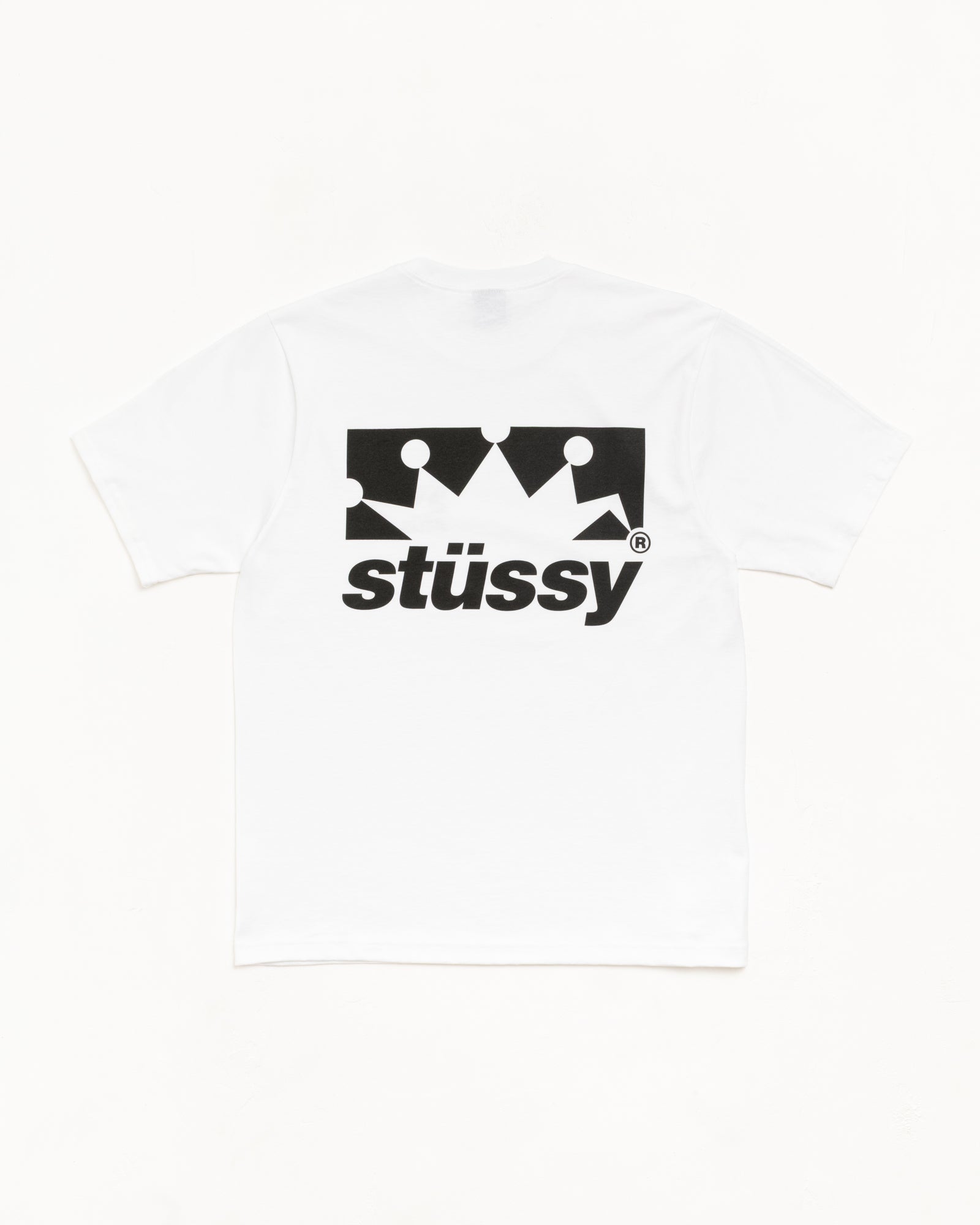 Box Crown Tee – White | Tees | Stüssy UK