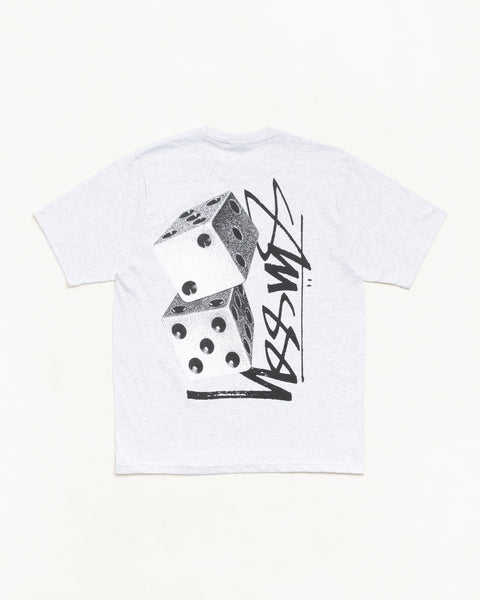 Tall Dice Tee – Ash Heather | Tees | Stüssy UK