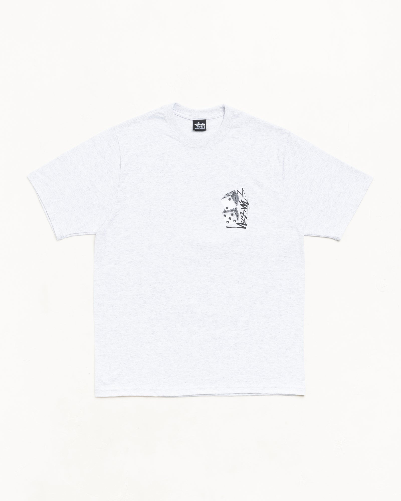 Tall Dice Tee Mens Short Sleeve In Ash Heather