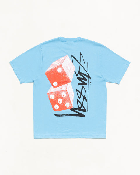 Tall Dice Tee – Sky Blue | Tees | Stüssy UK