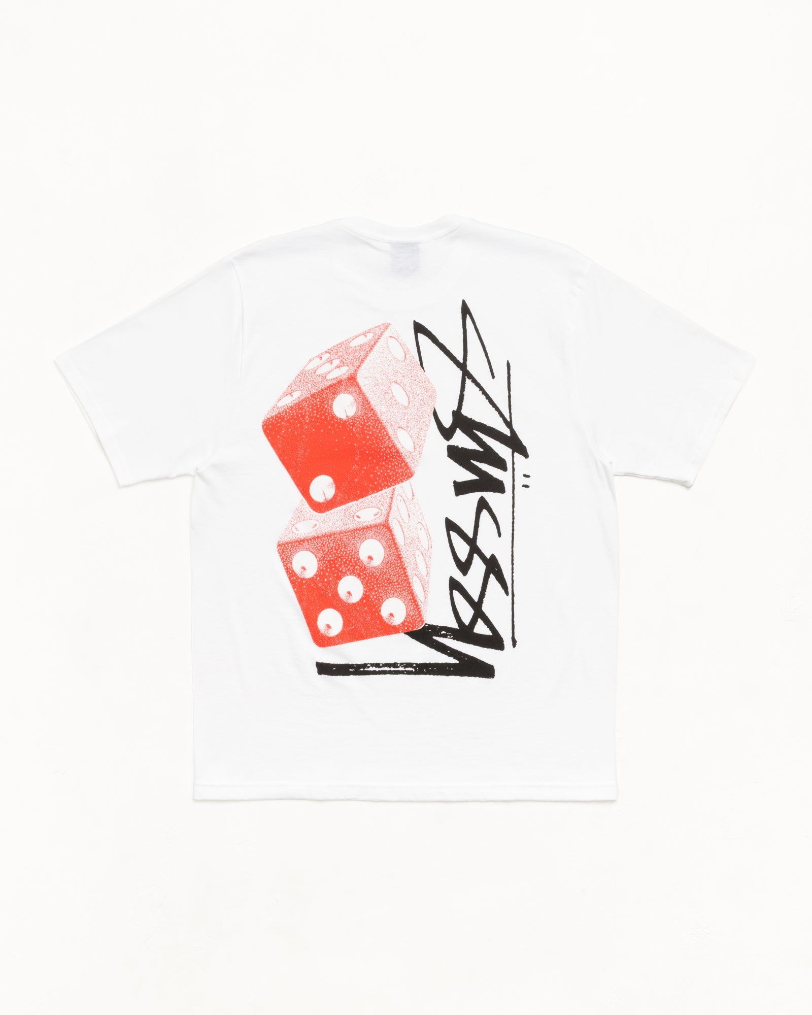 Tall Dice Tee Mens Short Sleeve In White