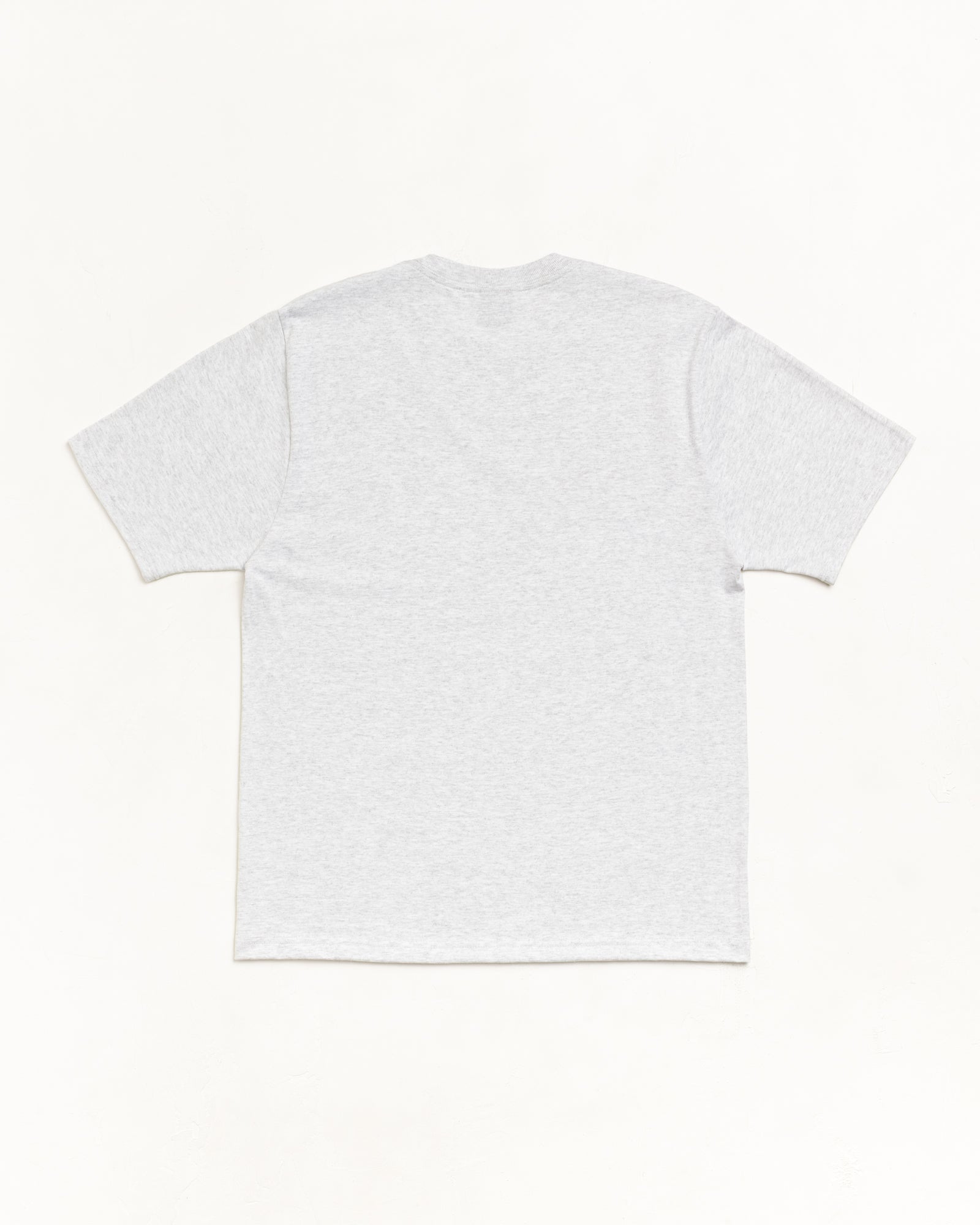 Stussy Sport Tee Unisex Short Sleeve In Ash Heather, back view