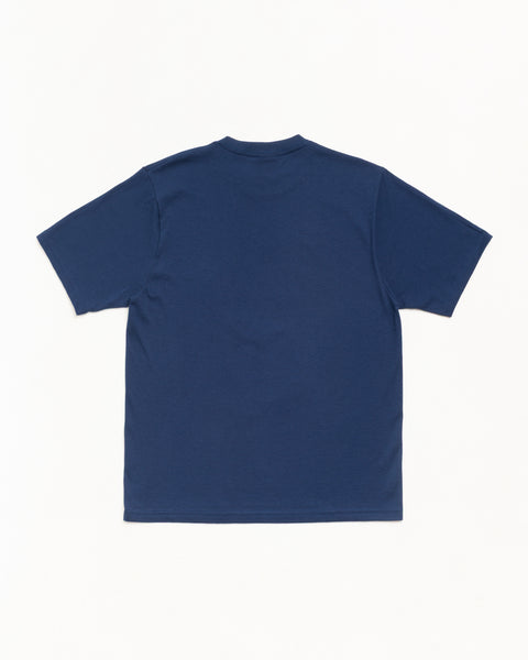 S Flower Tee Unisex Short Sleeve In Navy