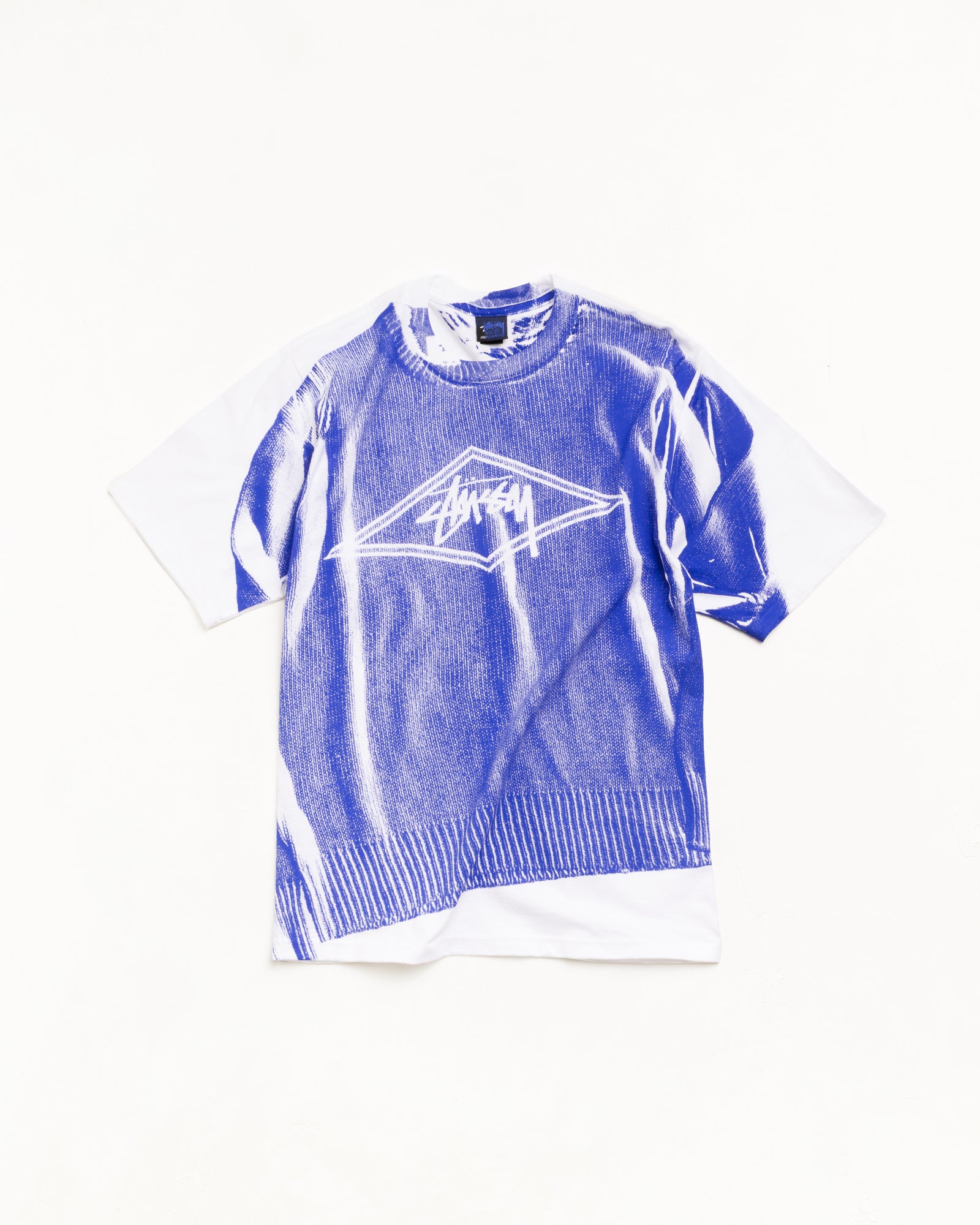 Sweater Tee Unisex Short Sleeve In White