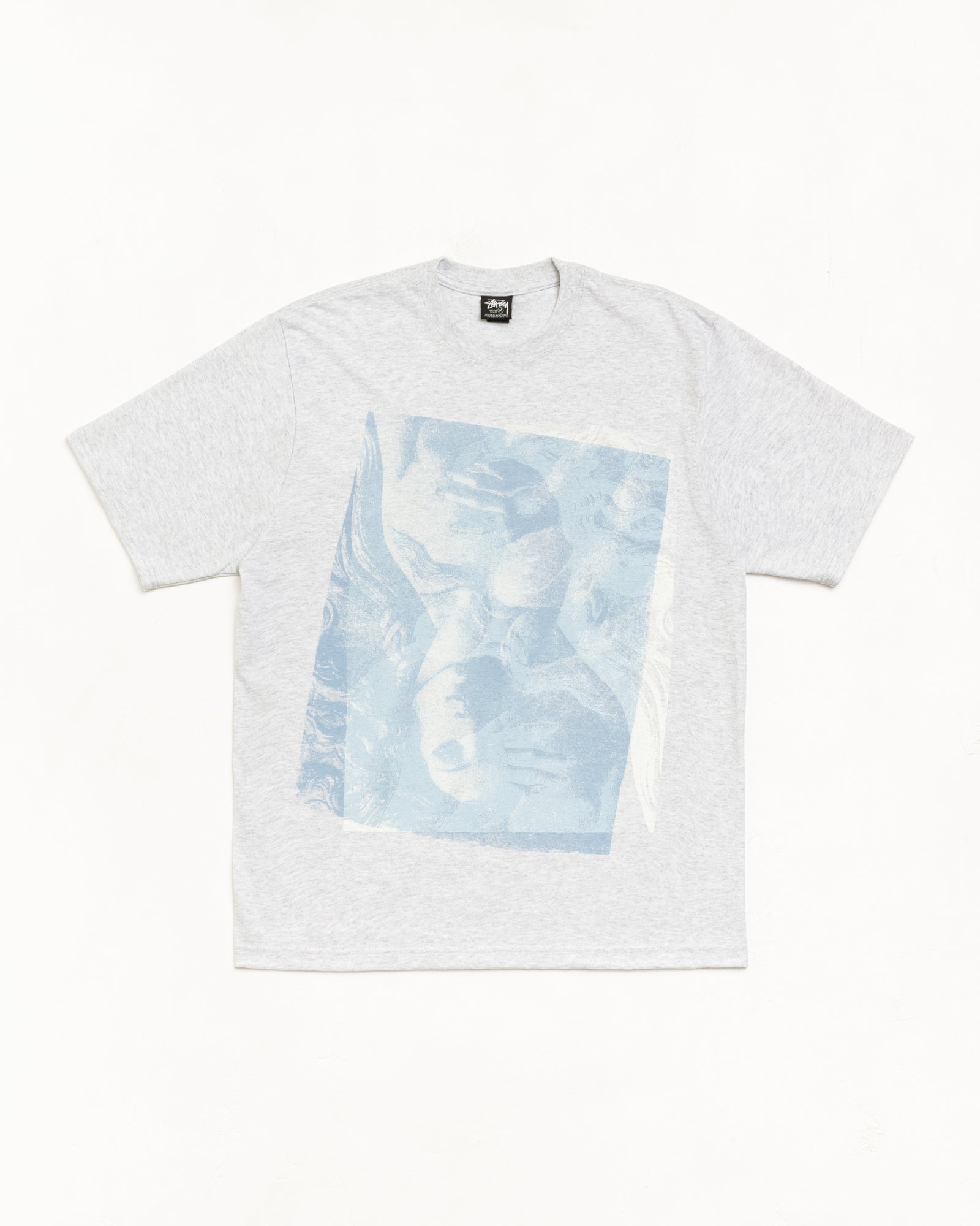 Double Venus Tee Unisex Short Sleeve In Ash Heather