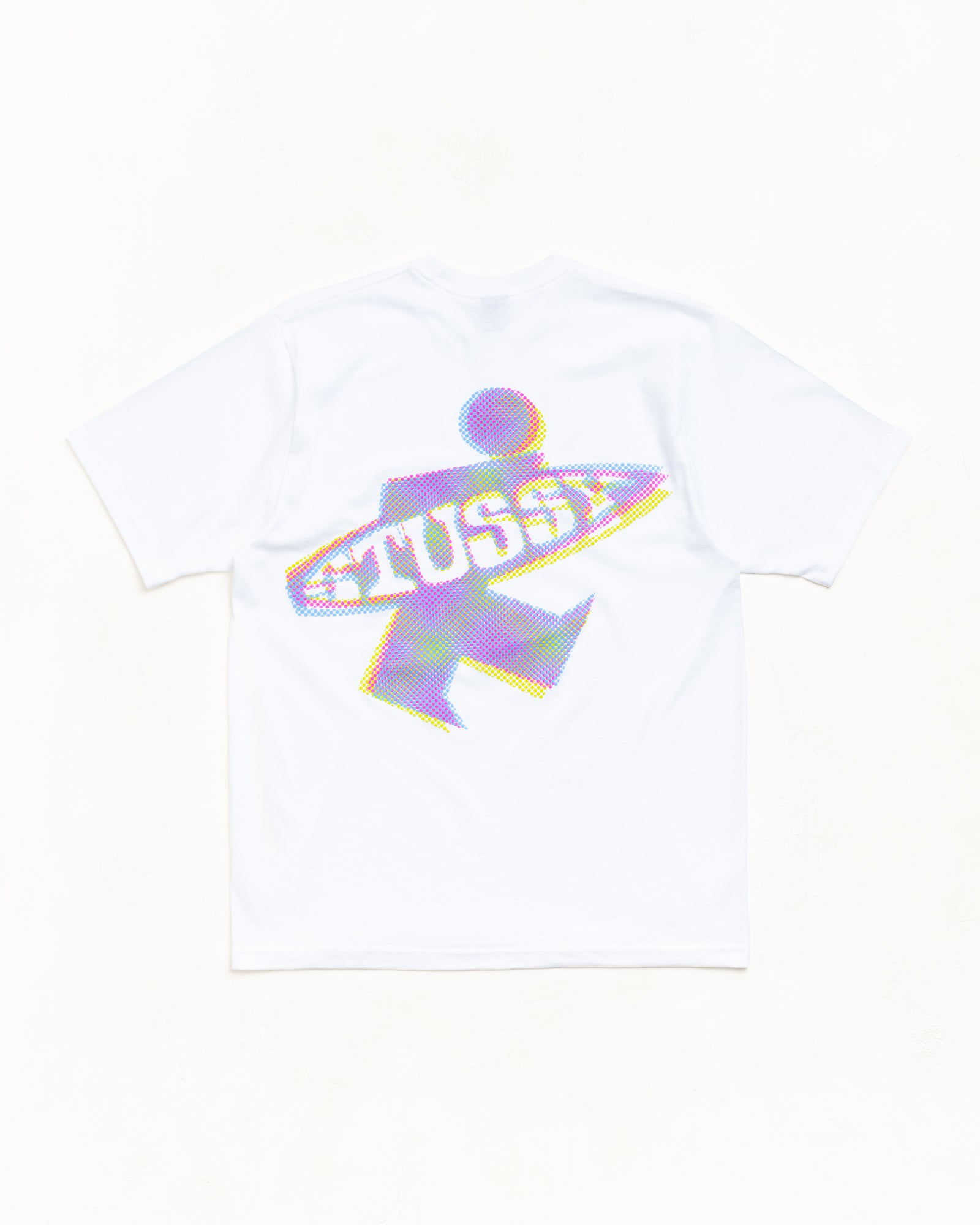 Dot Surf Tee Unisex Short Sleeve In White