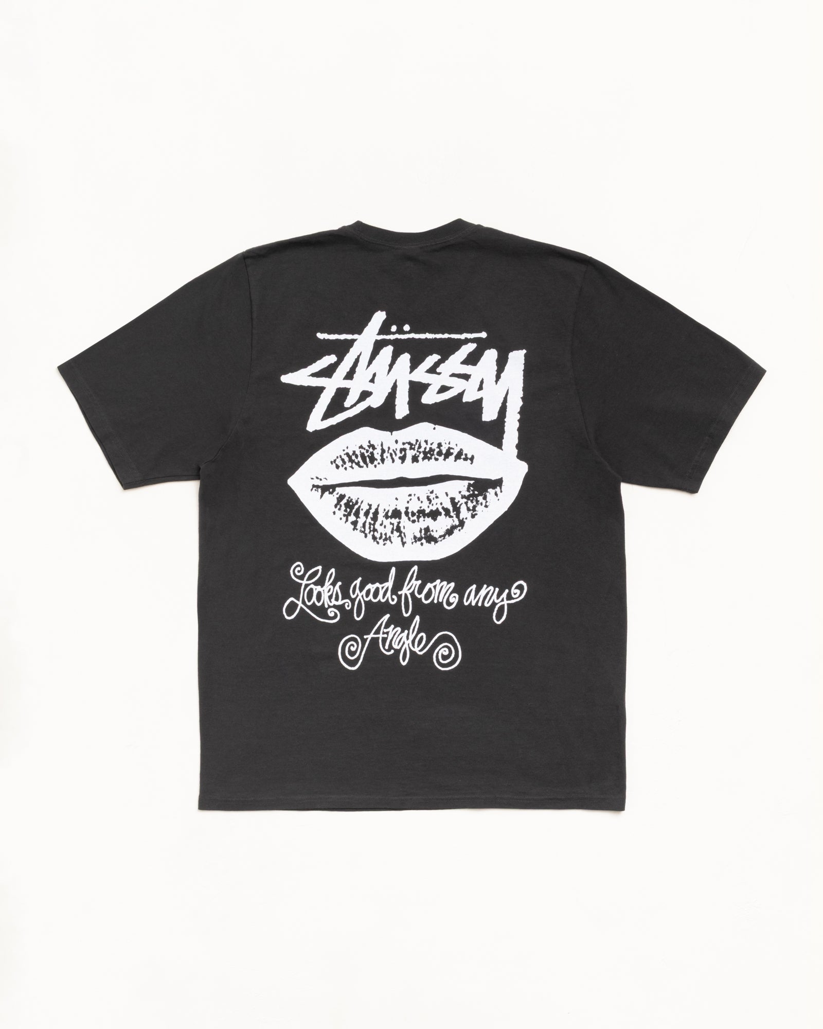Any Angle Tee Pigment Dyed - Faded Black | Tees | Stüssy UK