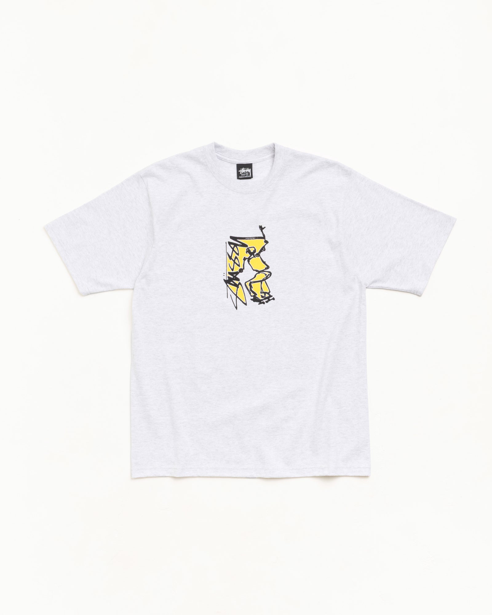 Smooth Sk8 Tee Unisex Short Sleeve In Ash Heather | hero:main:collection:new-arrivals,shirts,tops-shirts,all,tees,outerwear,denim,knits,accessories,sunglasses,hoodies,sweats,mens-hoodies-sweatshirts,shorts,pants,bottoms,crew-sweats,zip-ups,swim,sweatpants,graphics,lazy-tees,swim,basic-9twenty,button-ups,shorts,cargos,denim-jeans,bottoms,bags,belts,wearables,gear,footwear,button-ups,basic-tops,jerseys,big-ol,classics,slim,jackets,all, | product-card-slider