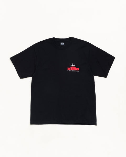 Designs Tee Unisex Short Sleeve In Black