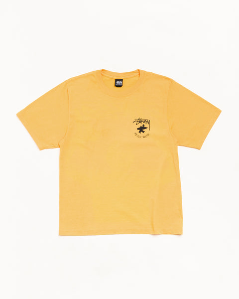 Stand Firm Pig. Dyed Tee Unisex Short Sleeve In Marigold