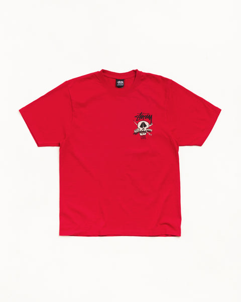 Fresh Foils Pig. Dyed Tee Unisex Short Sleeve In Red
