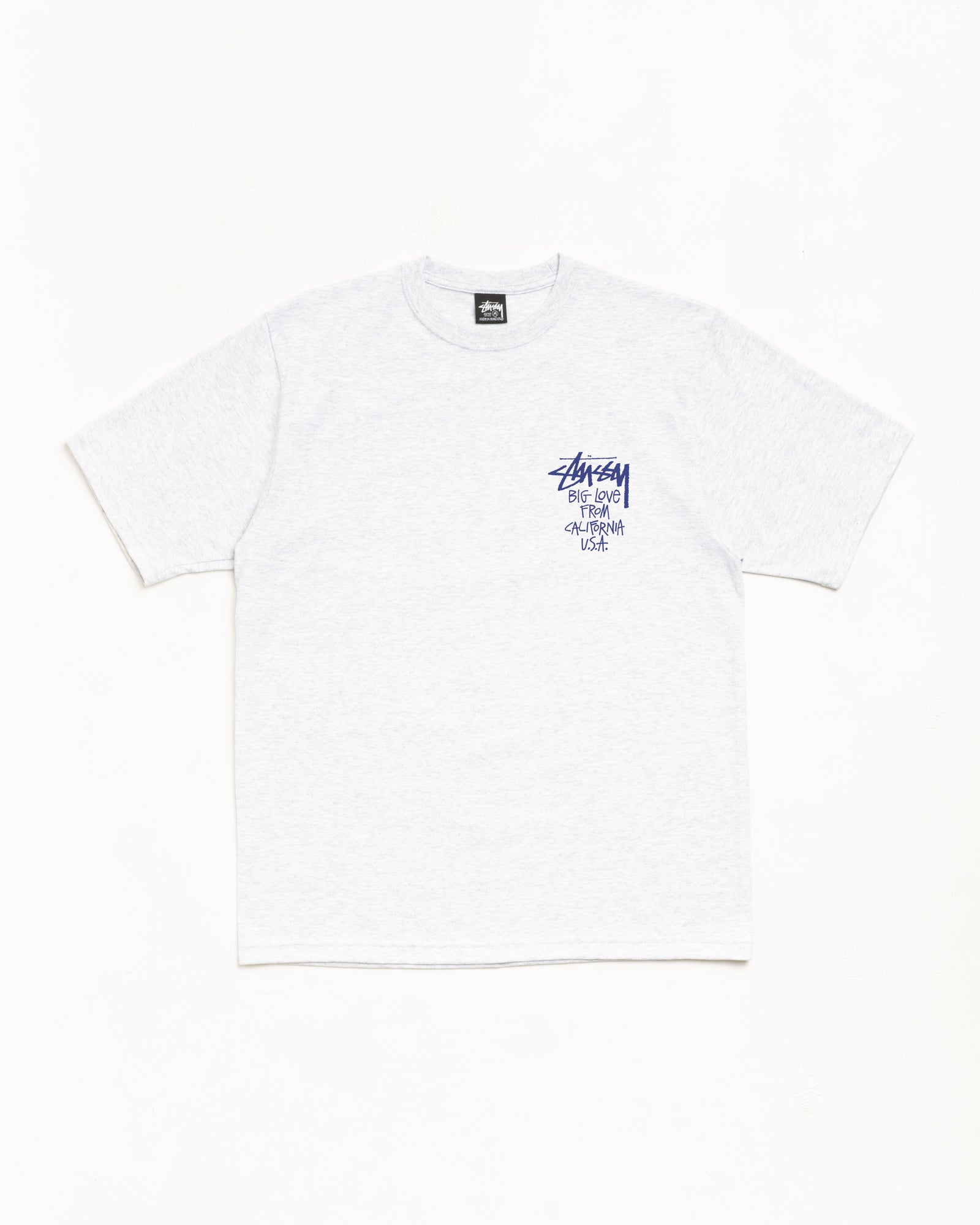 Big Love Tee Mens Short Sleeve in the colour Ash Heather