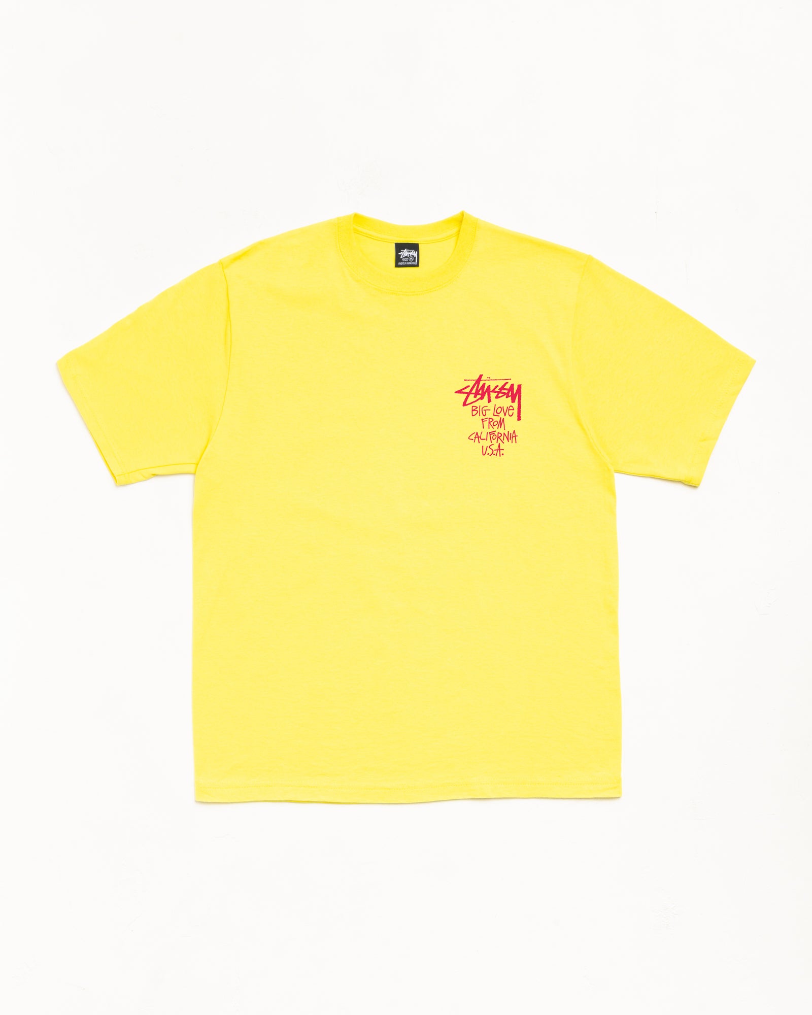 Big Love Tee Mens Short Sleeve In Lemon
