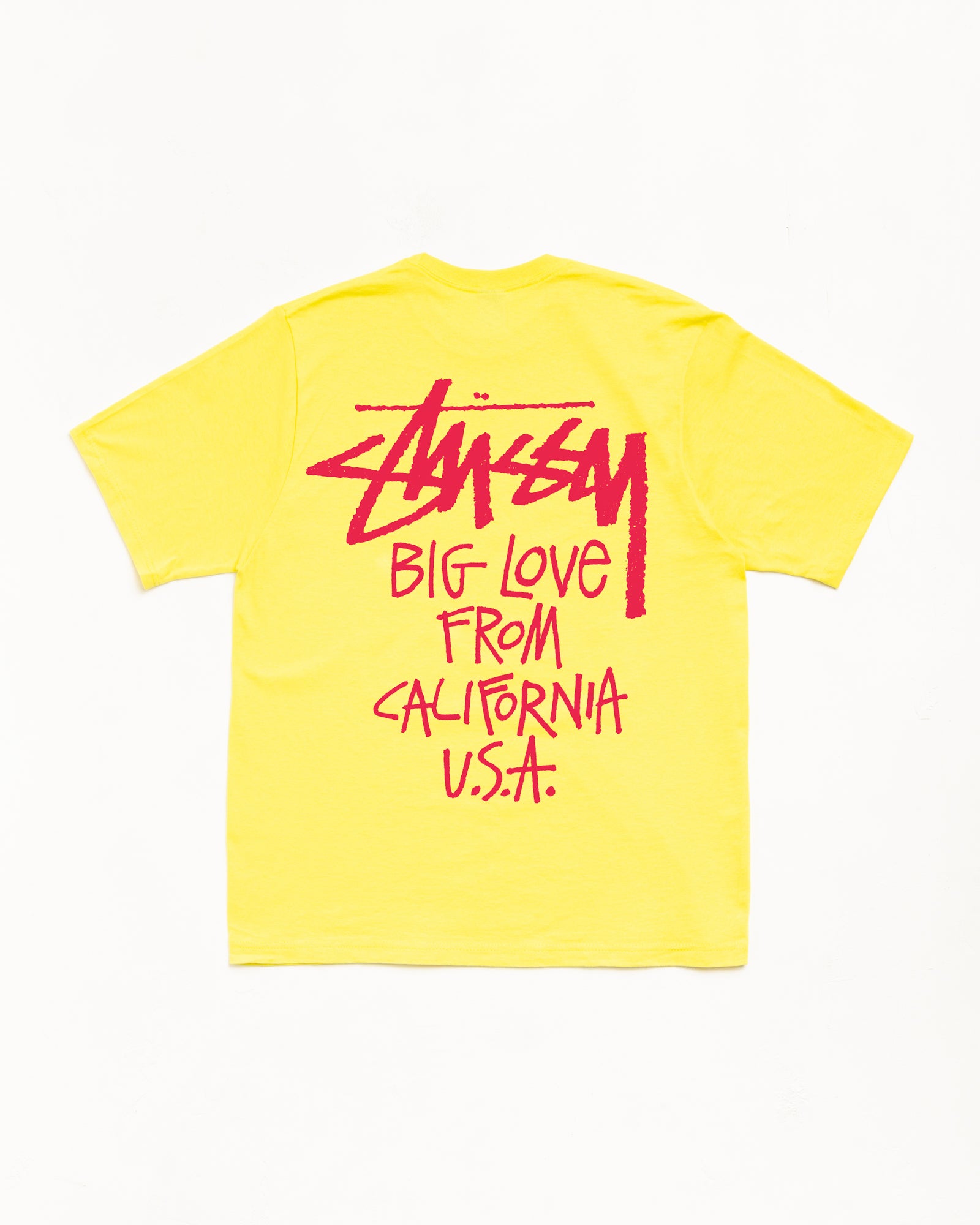 Big Love Tee – Lemon | Tees | Stüssy UK