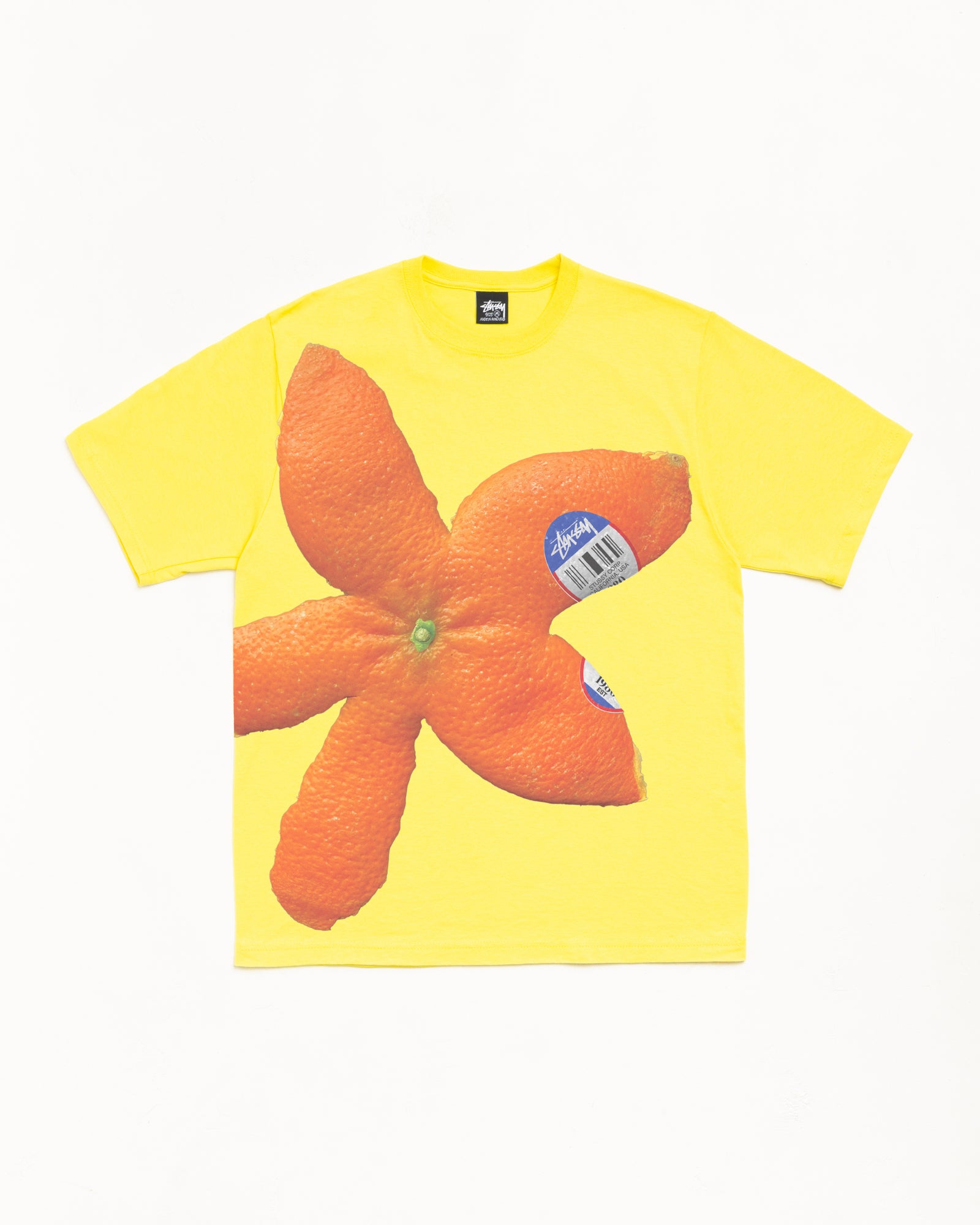 Citrus Tee Mens Short Sleeve In Lemon